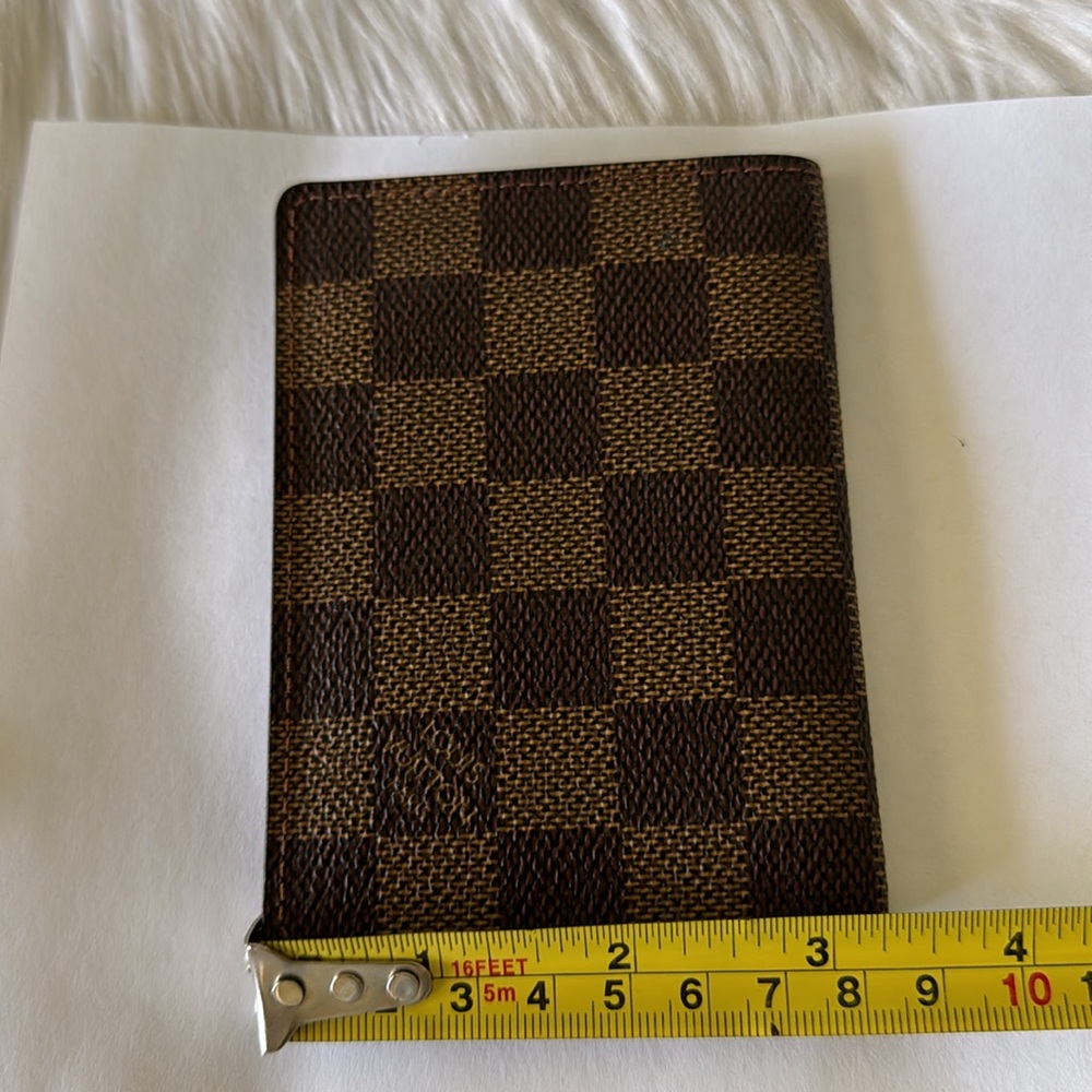 SOLD🎉🎉🎉LOUIS VUITTON Damier Ebene Porte 2 Cartes Vertical Card Holder - Picture 15 of 17